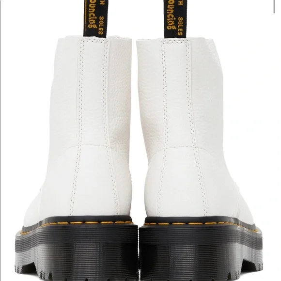 White zip sinclair boots - Picture 3 of 4